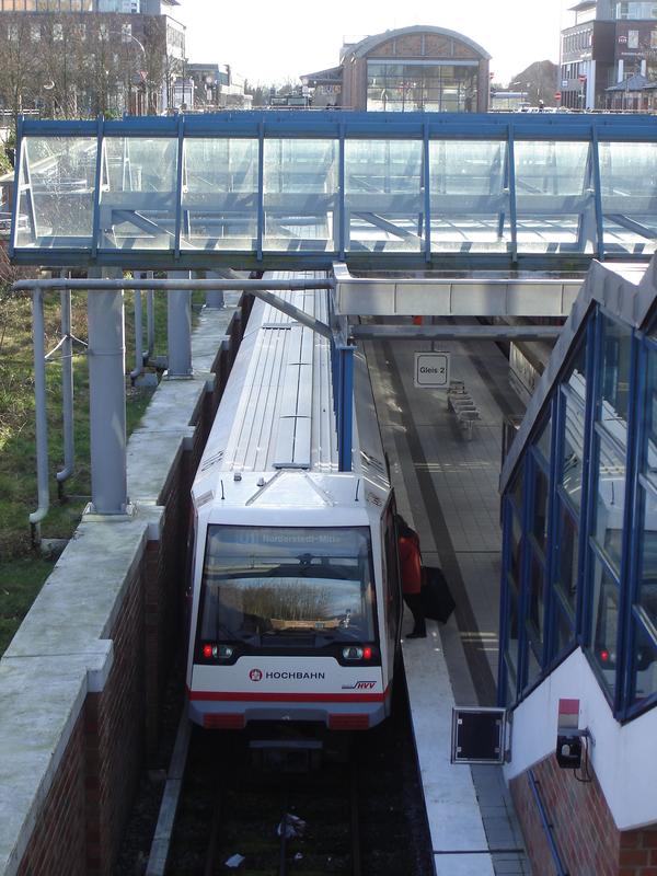 u bahn von oben