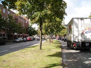 LKW auf der Rathausallee